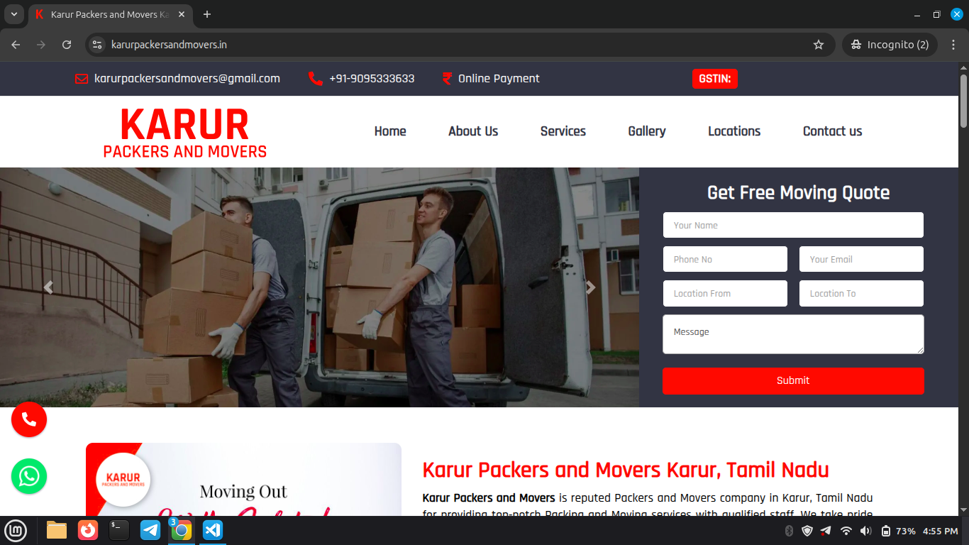 Karur Packers and Movers